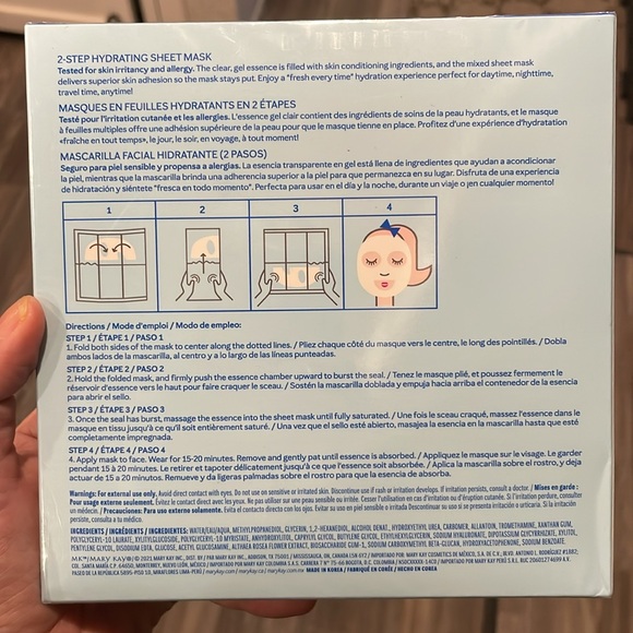 MARY KAY SPECIAL EDITION 2- STEP HYDRATING SHEET MASK - Picture 3 of 3
